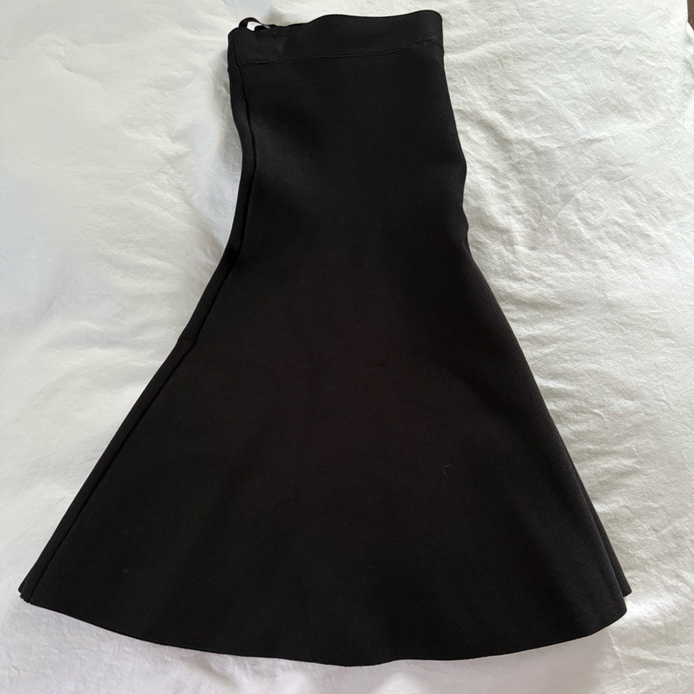 BCBGMaxAzria Black Bandage Skirt
